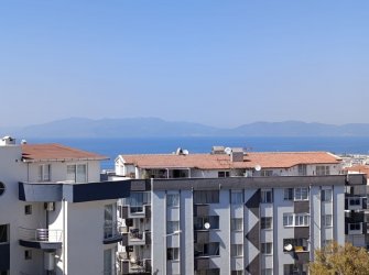 Kuşadası İkiçeşmelik mh.3+1 full eşyalı manzaralı satılık daire